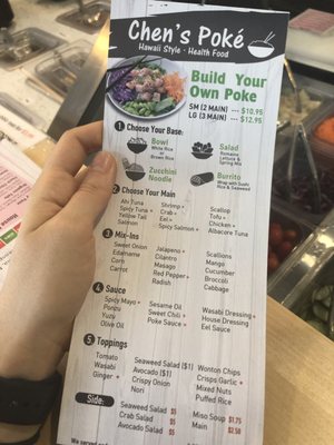Menu photo 5 Chen's Poke Bowl Mineola, NY