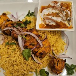 Afghan Kabob Cville - Boneless Chicken Kabob with Kadu (Butternut Squash)