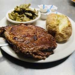 Iron & Oar Grill - Made to order ribeye