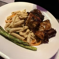 Rhythms On The Rocks - Pasta with jerk chicken