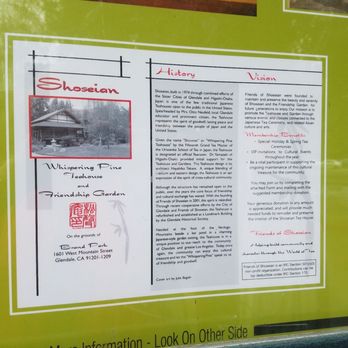 Whispering Pine Tea House - History of the tea house and gardens. - Botanical Gardens Near Me - Glendale, California