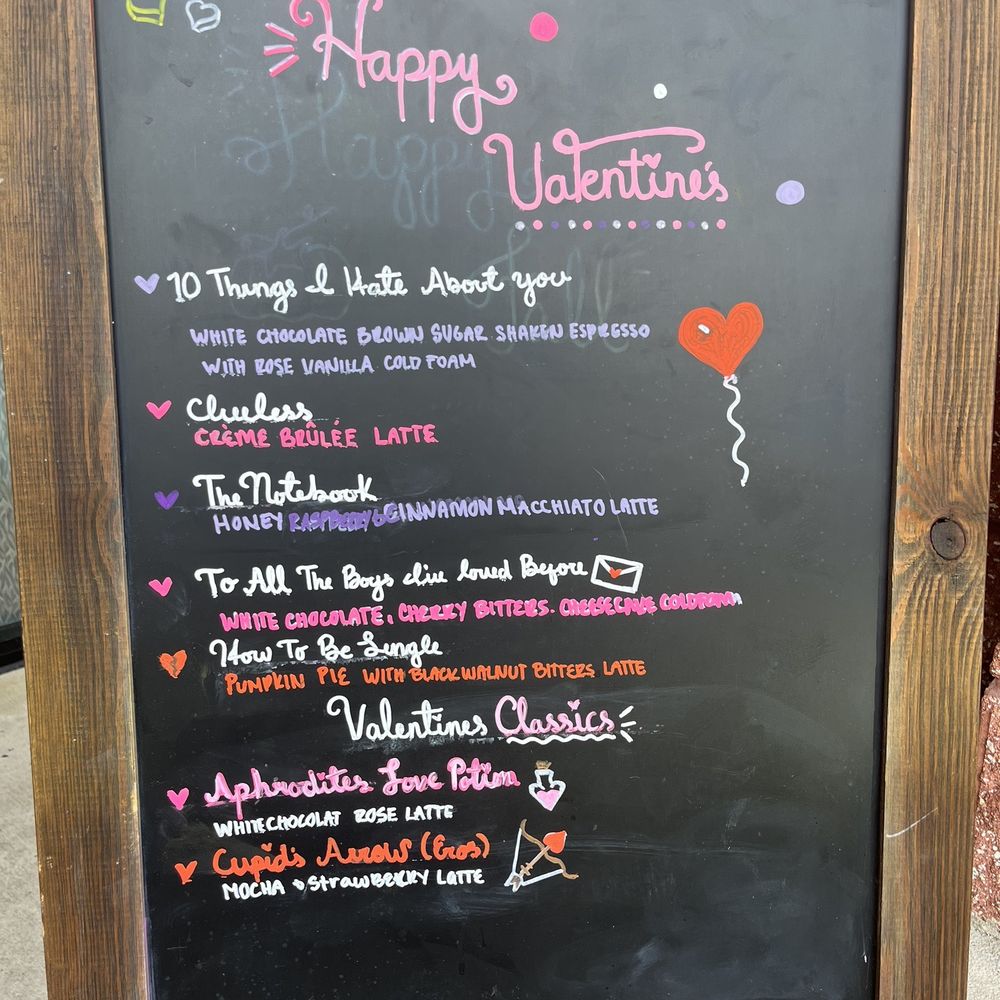 Calypso Coffee Bar - Valentine menu - Coffee & Tea Near Me - Apopka, Florida Calypso Coffee Bar - Valentine menu - Coffee & Tea Near Me - Apopka, Florida