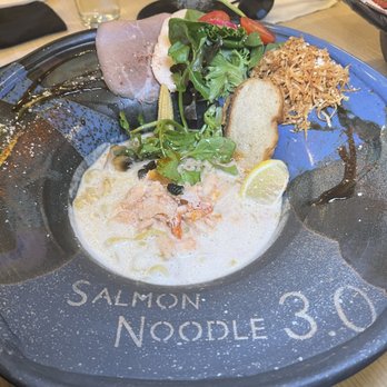 Salmon Noodle 3.0 - Truffle Crab Ramen - Noodles Near Me - New York, New York Salmon Noodle 3.0 - Truffle Crab Ramen - Noodles Near Me - New York, New York