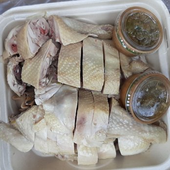 99 Ranch Market - Whole Steamed Yellow Chicken With Ginger Scallion Sauces - Grocery Near Me - Daly City, California