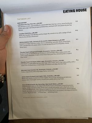 Menu photo 2 Eating House Rowville, VIC Menu photo 2 Eating House Rowville, VIC