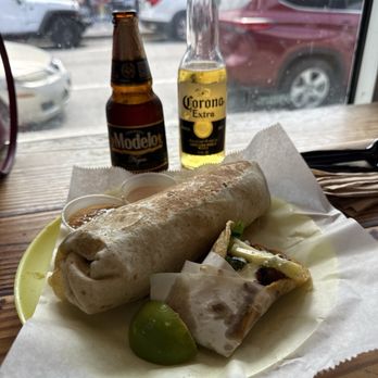 The Taco Stand - MAR Y TIERRA BURRITO and AL PASTOR TACO - Mexican Near Me - Miami, Florida
