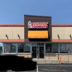 Front of location.