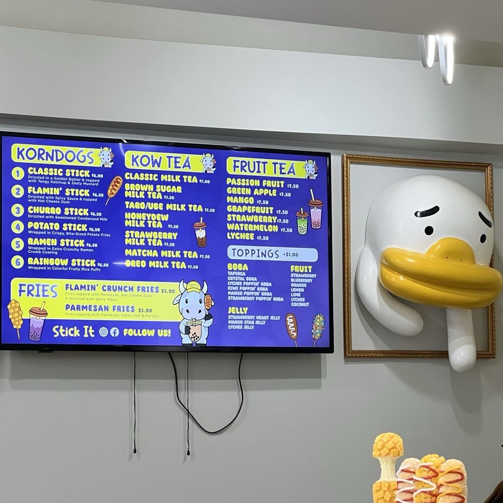 Stick It Corndogs & Boba Tea - Menu - Bubble Tea Near Me - Berwyn, Illinois Stick It Corndogs & Boba Tea - Menu - Bubble Tea Near Me - Berwyn, Illinois