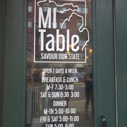 MI Table - Hours of operation.