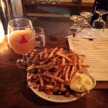 Bellwoods Brewery - fries and beer. love the bell logo on the glasses - Breweries Near Me - Toronto, Ontario Bellwoods Brewery - fries and beer. love the bell logo on the glasses - Breweries Near Me - Toronto, Ontario
