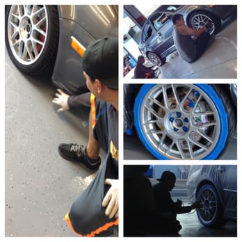 Onsite Wheels - Son and his crew at work. Really appreciated the care he took and the overall tidiness. - Wheel & Rim Repair Near Me - Westminster, California Onsite Wheels - Son and his crew at work. Really appreciated the care he took and the overall tidiness. - Wheel & Rim Repair Near Me - Westminster, California
