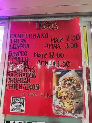 Menu photo 2 La Sabroza Austin, TX