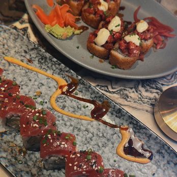 Union New American - Union Roll and Crunchy Tuna Roll - New American Near Me - Tampa, Florida