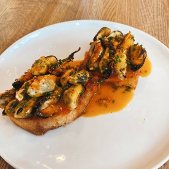 Apolonia - Mussel toast. A sleeper hit - Modern European Near Me - Chicago, Illinois Apolonia - Mussel toast. A sleeper hit - Modern European Near Me - Chicago, Illinois