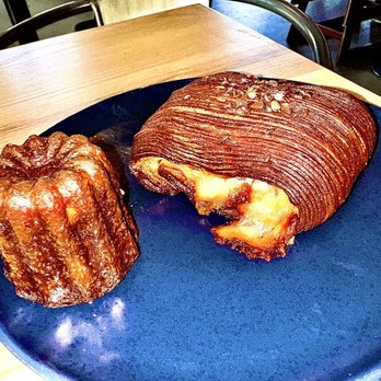 Faria Bakery - Canelé & Ham and Swiss Croissant, sweet and savory is the best combination! - Bakeries Near Me - Sacramento, California