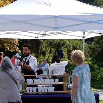 Cafe Pacific Catering - Outdoor food station at FUSION's 25th Anniversary. - Caterers Near Me - Auburn, Washington