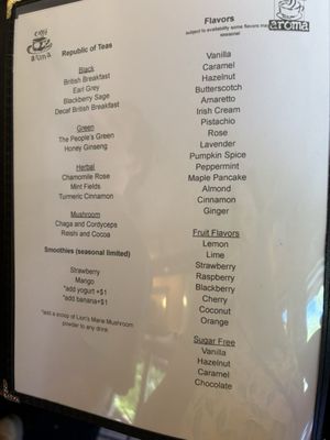 Menu photo 6 Caffe Aroma Buffalo, NY Menu photo 6 Caffe Aroma Buffalo, NY