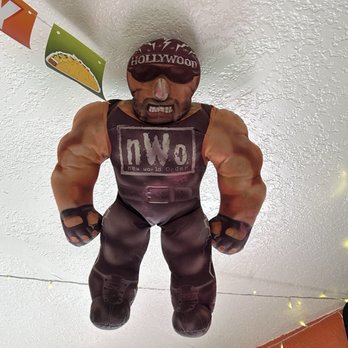 Filé's Burgers - Hulk Hogan throwback toys - Burgers Near Me - San Antonio, Texas