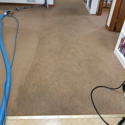Magic Carpet Cleaners - Before and After at Local Office Building