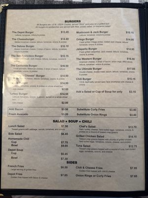 Menu photo 4 The Train Depot Fresno, CA Menu photo 4 The Train Depot Fresno, CA