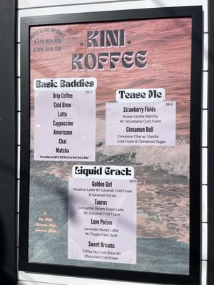 Menu photo 8 Kini Koffee Del Mar, CA