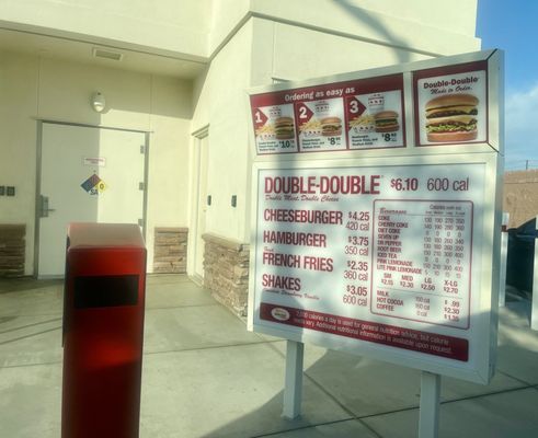 Menu photo 3 In-N-Out Burger Riverside, CA