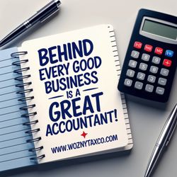 The Wozny Tax Company - Expert family business accountants offering tax planning, bookkeeping, payroll, and financial consulting for small business success.