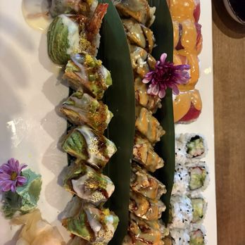 The Blue Sushi - Tropical roll, American Dream Roll, Colorful Roll, California Roll - Sushi Bars Near Me - Columbus, Ohio The Blue Sushi - Tropical roll, American Dream Roll, Colorful Roll, California Roll - Sushi Bars Near Me - Columbus, Ohio