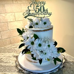 Nonnie's Baking - 50th Anniversary Cake