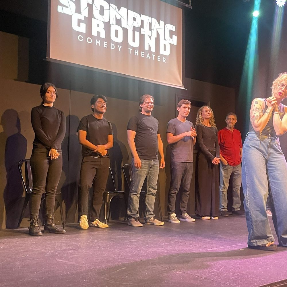 Stomping Ground Comedy Theater & Training Center - Lindsay introducing a student show. - Comedy Clubs Near Me - Dallas, Texas Stomping Ground Comedy Theater & Training Center - Lindsay introducing a student show. - Comedy Clubs Near Me - Dallas, Texas