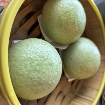Asian Queen - Green tea egg yolk bun - Dim Sum Near Me - Richmond Hill, Ontario Asian Queen - Green tea egg yolk bun - Dim Sum Near Me - Richmond Hill, Ontario