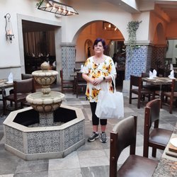 Loma Linda - Fountain on the first floor. It is an open air restaurant. Can't go wrong here!!!