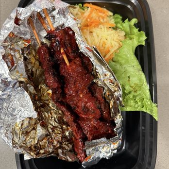 Cyclo Noodles - 3. Beef on a Stick - Cambodian Near Me - Long Beach, California
