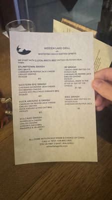 Menu photo 1 Whitefish Handcrafted Spirits Kalispell, MT