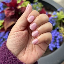 JJ Nails - Gel with glitter gradient