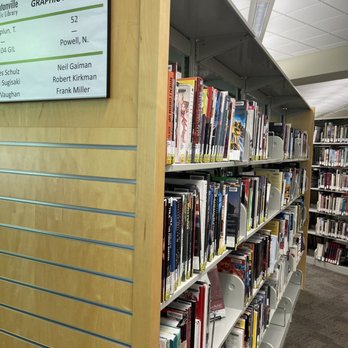Bentonville Library Foundation - Shelves of graphic novels. - Libraries Near Me - Bentonville, Arkansas