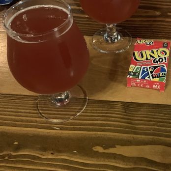 Drafting Table Brewing Company - The "Ruby" with Uno - Breweries Near Me - Wixom, Michigan