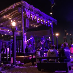 Live music outside. Live music outside.
