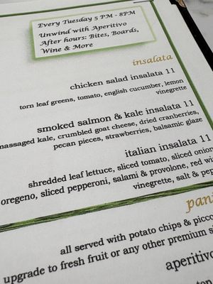 Menu photo 3 Aperitivo Abilene, TX Menu photo 3 Aperitivo Abilene, TX