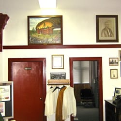 Morgan County Archives - View of the old books, paintings and collections inside the archives