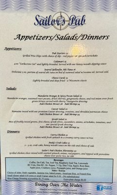 Menu photo 2 Sailors Pub Washington Island, WI Menu photo 2 Sailors Pub Washington Island, WI