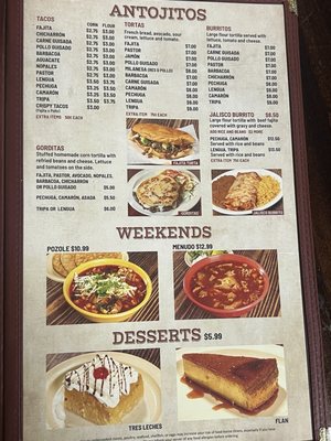 Menu photo 2 El Rancherito Houston, TX