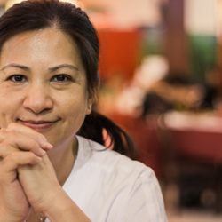 The Way - Pauline, Peter's wife, is a specialist in cupping therapy and auricular therapy with a nursing background.