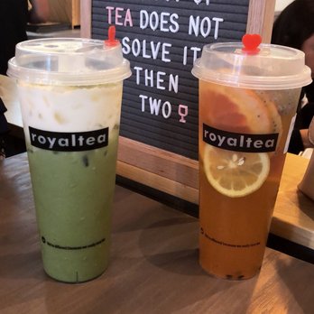 ROYALTEA - matcha mousse and royal fruit tea! - Bubble Tea Near Me - Orlando, Florida ROYALTEA - matcha mousse and royal fruit tea! - Bubble Tea Near Me - Orlando, Florida