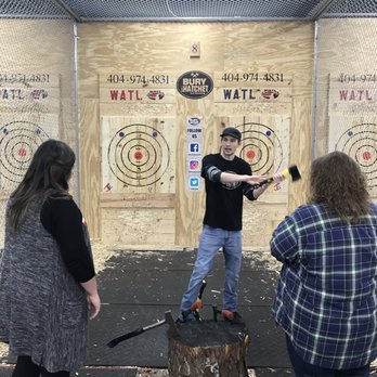 Bury The Hatchet Axe Throwing - Instructions from our Axe Master - Axe Throwing Near Me - Atlanta, Georgia Bury The Hatchet Axe Throwing - Instructions from our Axe Master - Axe Throwing Near Me - Atlanta, Georgia