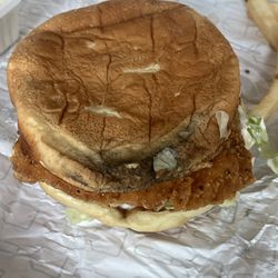 Wendy's - Moldy bun?!! Gross