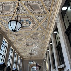 US Post Office - Pretty ceiling and nice staff