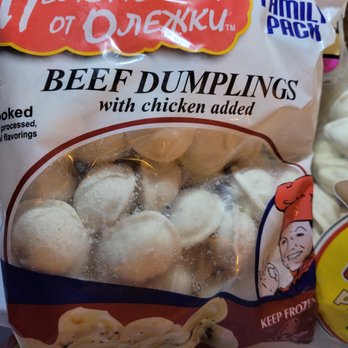 European Specialties - a bag of beef dumplings with chicken added - Grocery Near Me - Syracuse, New York