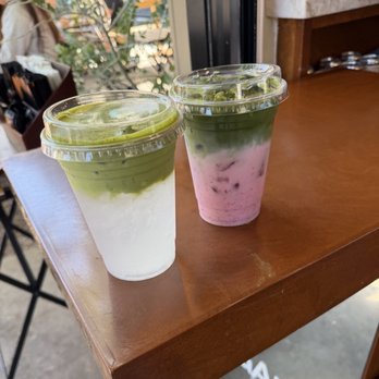 Galu Cafe and Delicatessen - Coconut cloud matcha and strawberry matcha - Coffee & Tea Near Me - Chula Vista, California Galu Cafe and Delicatessen - Coconut cloud matcha and strawberry matcha - Coffee & Tea Near Me - Chula Vista, California