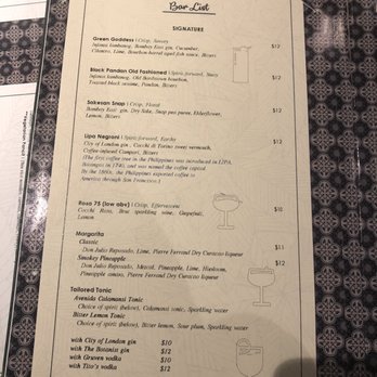 Avenida Restaurant - Drinks side 2 February 2020 - Filipino Near Me - San Mateo, California Avenida Restaurant - Drinks side 2 February 2020 - Filipino Near Me - San Mateo, California
